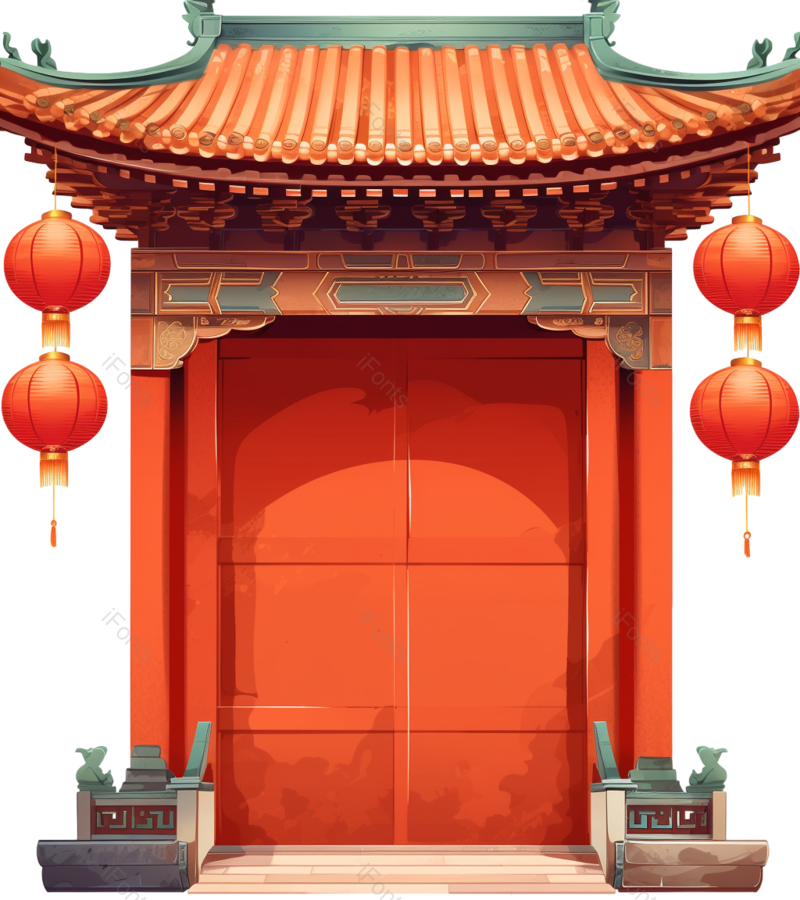 节日图片,春节元素,传统PNG,插画免抠素材